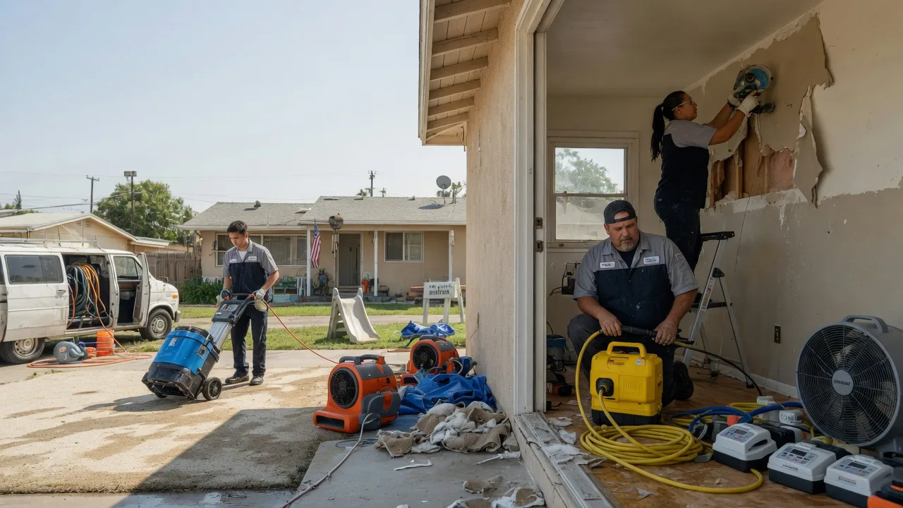 Water Damage Restoration in March Air Reserve Base, CA near me
